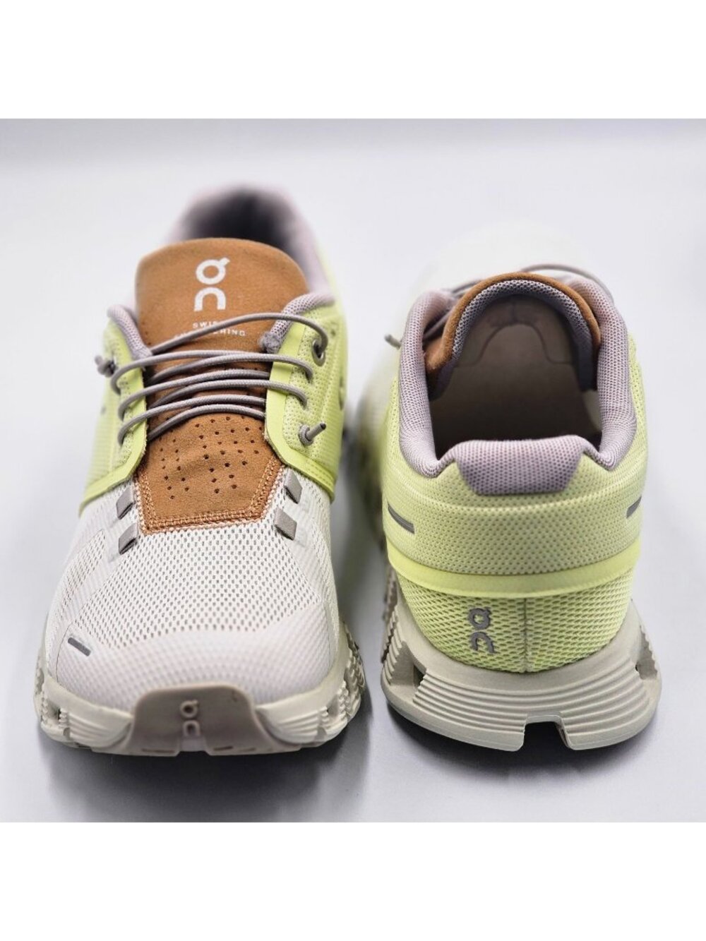 On Cloud 5 Women's Hay/Ice Colorway Lightweight Running Sneakers Size 9 3351 - Picture 13 of 16